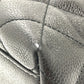 CHANEL Coco Mark CC Matelasse Quilted Tote Bag in Caviar Leather, Black