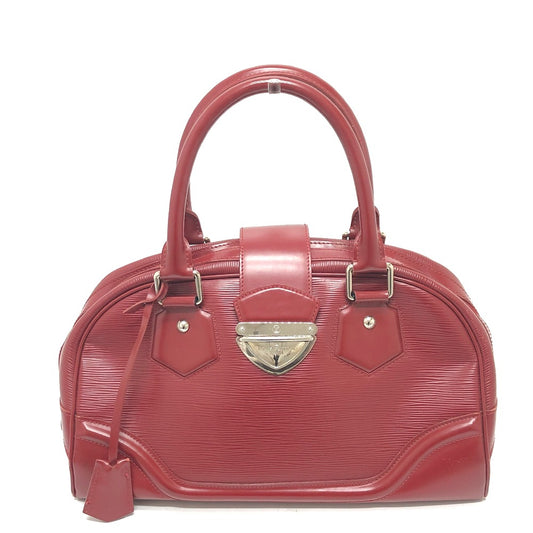LOUIS VUITTON M5931M エピ ボーリング・モンテーニュ GM カバン ミニボストンバッグ 肩掛けバッグ バッグ ハンドバッグ エピレザー レディース レッド