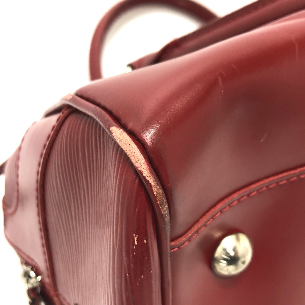LOUIS VUITTON M5931M Epi Bowling Montaigne GM Mini Boston Bag, Shoulder Bag, Handbag, Epi Leather, Women's, Red
