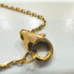 CARTIER สร้อยคอพร้อมจี้ Amulette de Cartier เพชร 1 เม็ด ไซส์ XS เครื่องประดับ ทอง K18 สร้อยคอ Au750 สำหรับผู้หญิง สีทอง