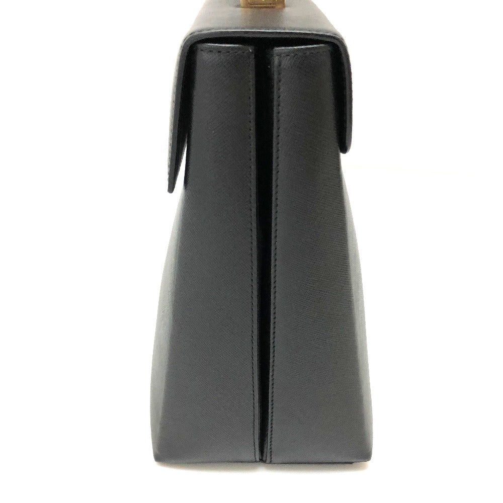 Salvatore Ferragamo ガンチーニ カバン 2WAY ハンドバッグ レザー レディース ブラック