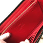 Christian Louboutin 3145073 Panettone Spike Stud Round Zip Long Wallet Leather Women's Black