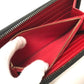 Christian Louboutin 3145073 Panettone Spike Stud Round Zip Long Wallet Leather Women's Black