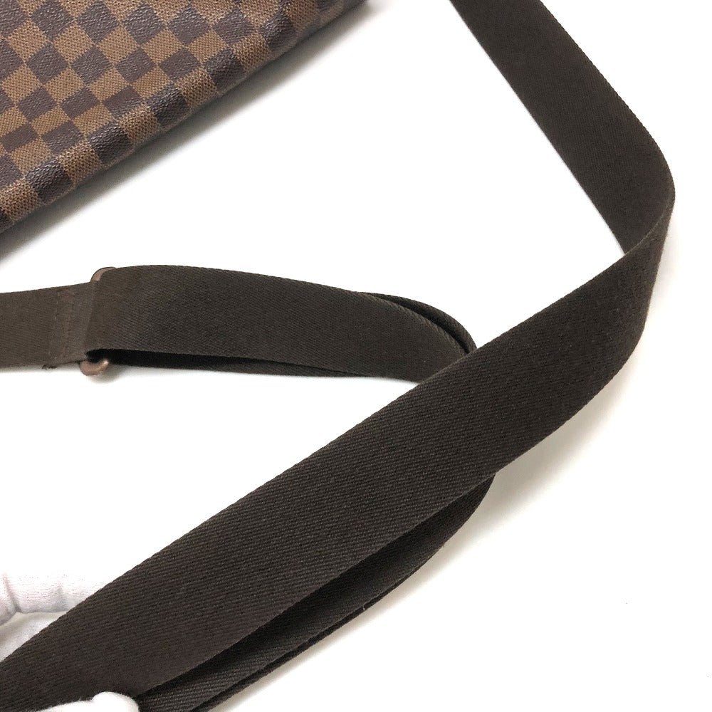 LOUIS VUITTON N51211 Damier Brooklyn MM Messenger Bag Shoulder Bag Damier Canvas Women's Ebene