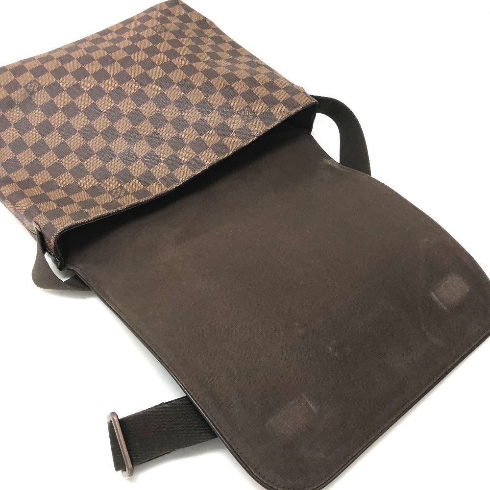 LOUIS VUITTON N51211 Damier Brooklyn MM Messenger Bag Shoulder Bag Damier Canvas Women's Ebene