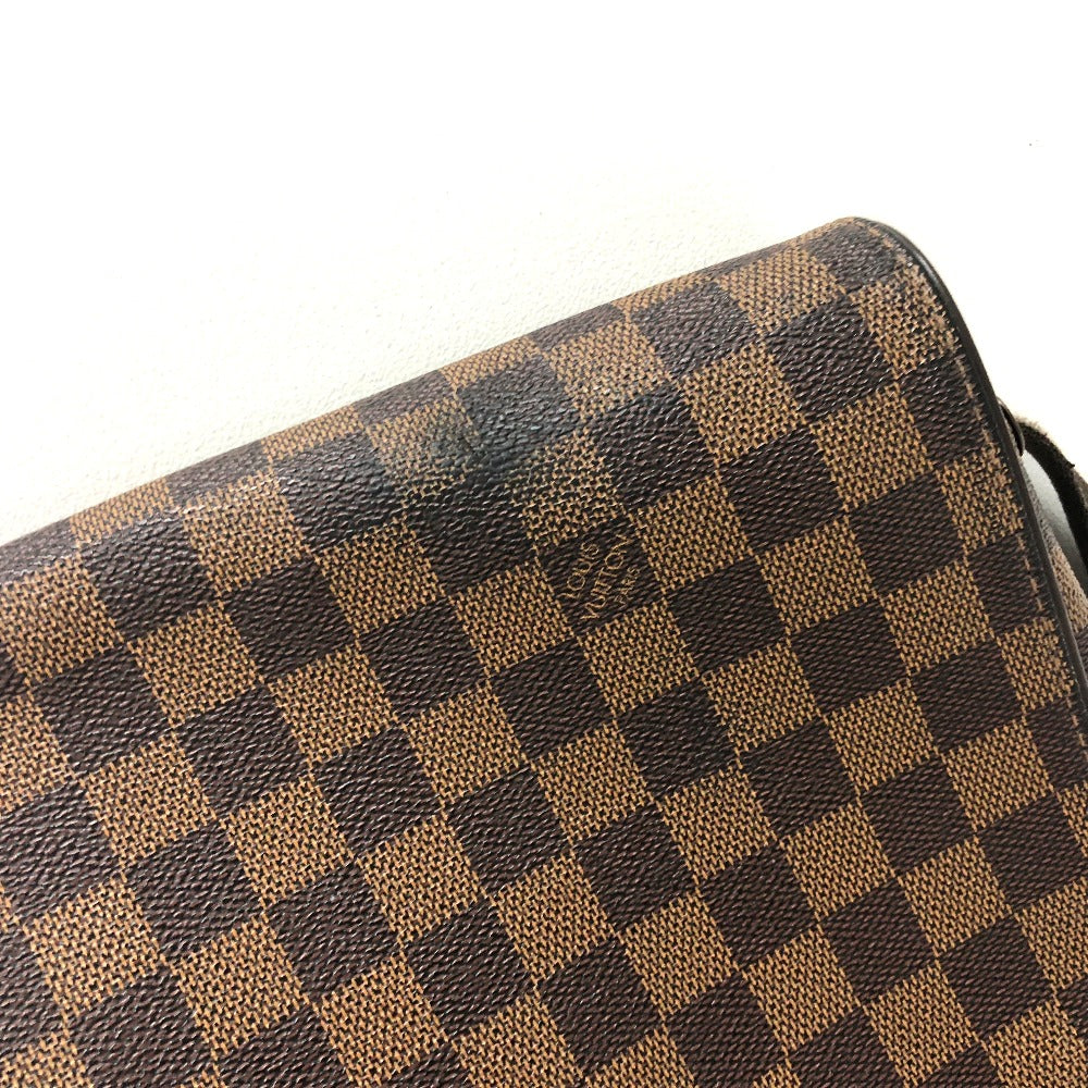 LOUIS VUITTON N51211 Damier Brooklyn MM Messenger Bag Shoulder Bag Damier Canvas Women's Ebene