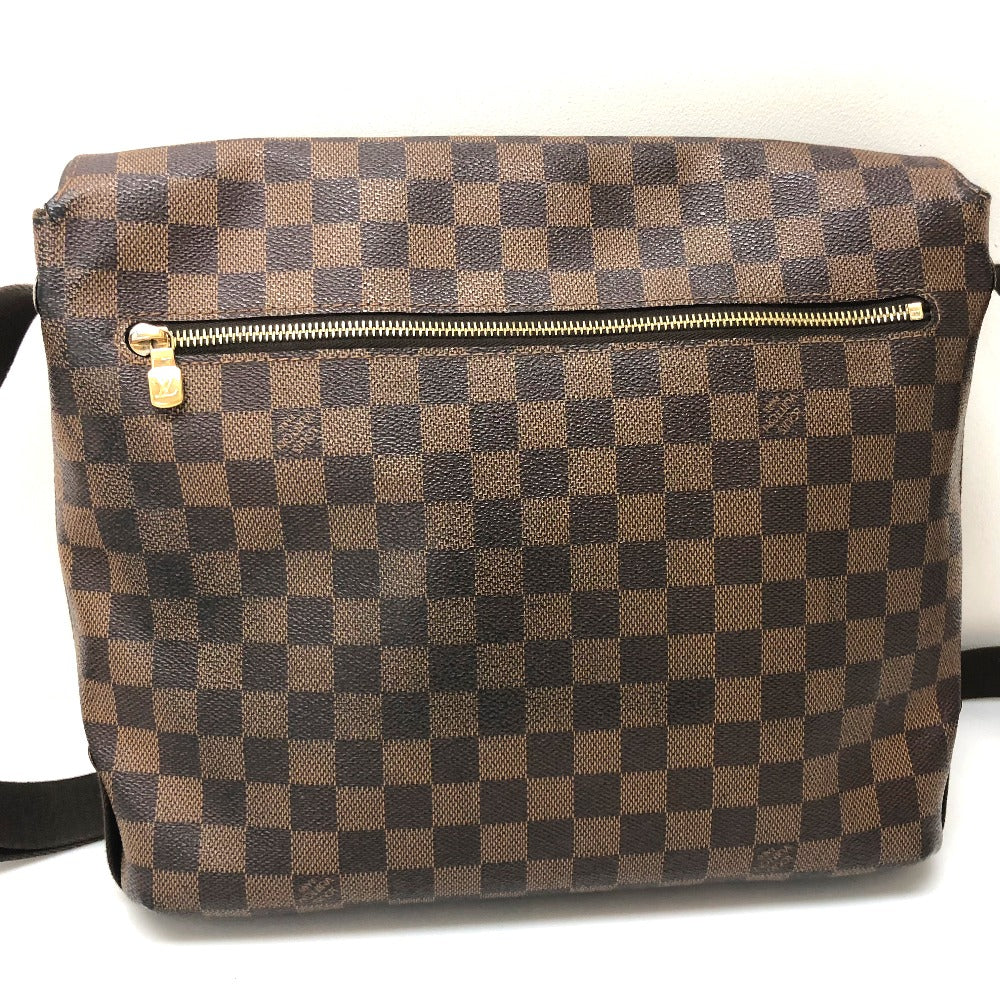 LOUIS VUITTON N51211 Damier Brooklyn MM Messenger Bag Shoulder Bag Damier Canvas Women's Ebene