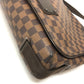 LOUIS VUITTON N51211 Damier Brooklyn MM Messenger Bag Shoulder Bag Damier Canvas Women's Ebene