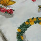 GUCCI Flora line Flowers Insects Fashion Accessories Apparel Floral Large Scarf Silk Women's Beige