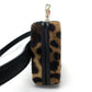 Christian Louboutin 3110421 Leopard Print DANCING QUEEN CLUTCH PONY LUX Waist Pouch Belt Bag in Brown Leather/Pony Leather for Women