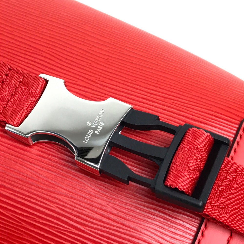 LOUIS VUITTON M53418 Supreme Epi Leather Bum Bag, Waist Pouch, Body Bag, Men's, Red