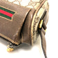 GUCCI 001115 0918 GGプラス ウェビングライン カバン ポシェット ショルダーバッグ PVC/レザー レディース オールドグッチ