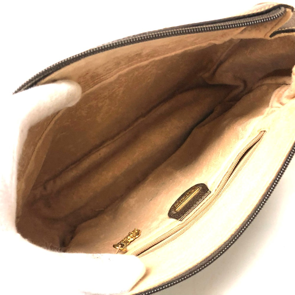 GUCCI 001115 0918 GGプラス ウェビングライン カバン ポシェット ショルダーバッグ PVC/レザー レディース オールドグッチ