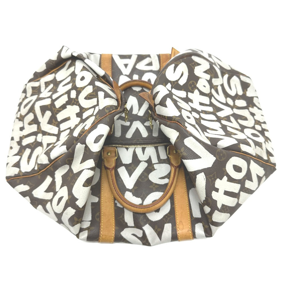 LOUIS VUITTON M92197 Monogram Graffiti Keepall 50 Boston Bag, Travel Bag, Boston Bag, Monogram Graffiti Canvas, Unisex, Brown