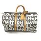 LOUIS VUITTON M92197 Monogram Graffiti Keepall 50 Boston Bag, Travel Bag, Boston Bag, Monogram Graffiti Canvas, Unisex, Brown
