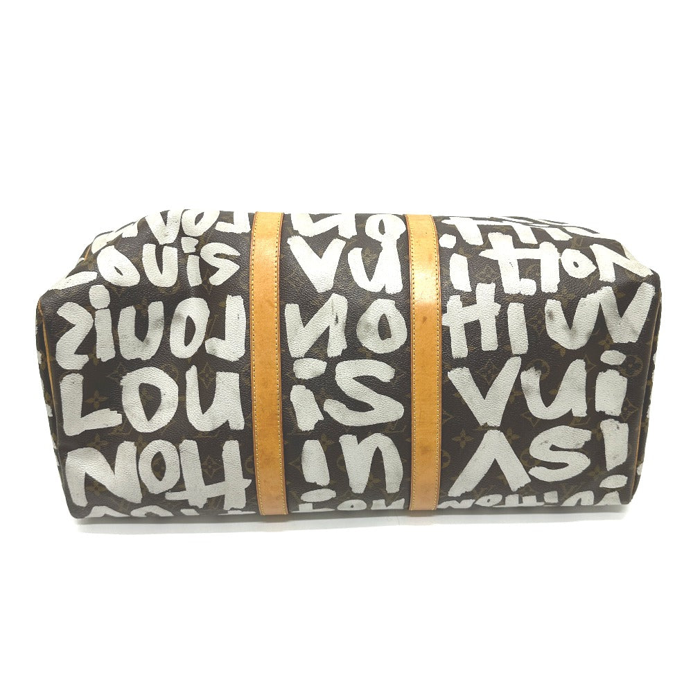 LOUIS VUITTON M92197 Monogram Graffiti Keepall 50 Boston Bag, Travel Bag, Boston Bag, Monogram Graffiti Canvas, Unisex, Brown