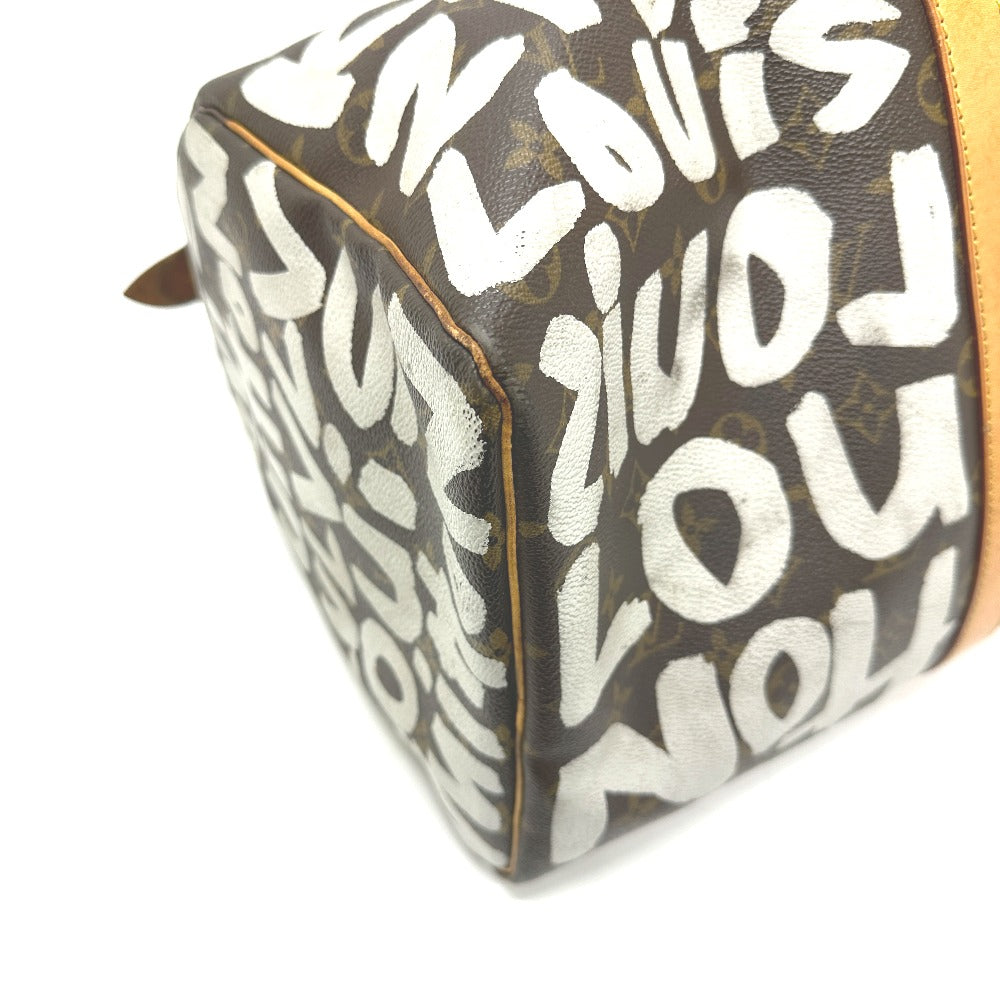 LOUIS VUITTON M92197 Monogram Graffiti Keepall 50 Boston Bag, Travel Bag, Boston Bag, Monogram Graffiti Canvas, Unisex, Brown