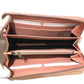 BALENCIAGA 419805 Exclusive Women's Leather Long Wallet with Zip-Around Design in Pink Beige