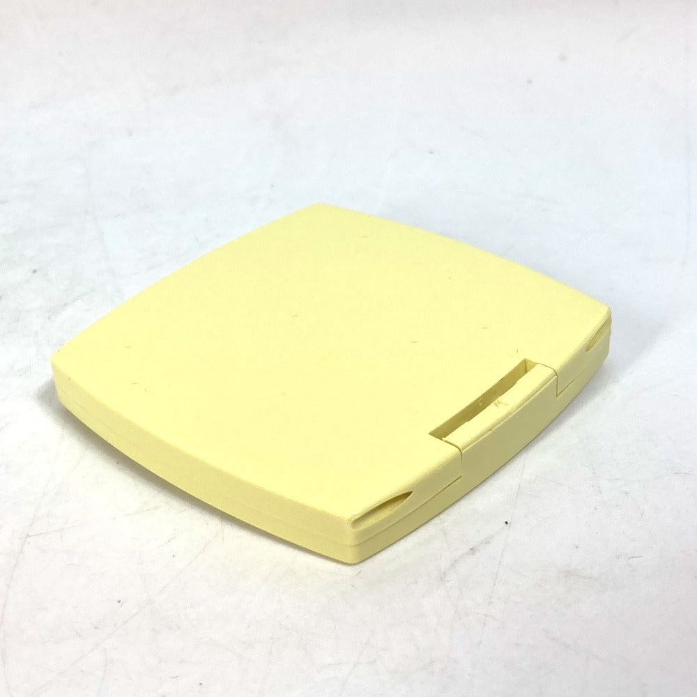 CHANEL 138065 CC Coco Mark Miroir Double Faceted Compact with Double Mirror, Plastic, Women's, Ovny, 129, Yellow