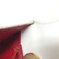 CELINE Vintage Chain Lock Tote Bag, Leather Handbag, Women's, White