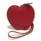 HERMES Tadelakt x Chevre Apple Motif Apple Fruit Pochette Pomme Accessory Pouch Chevre Women's Rouge vif