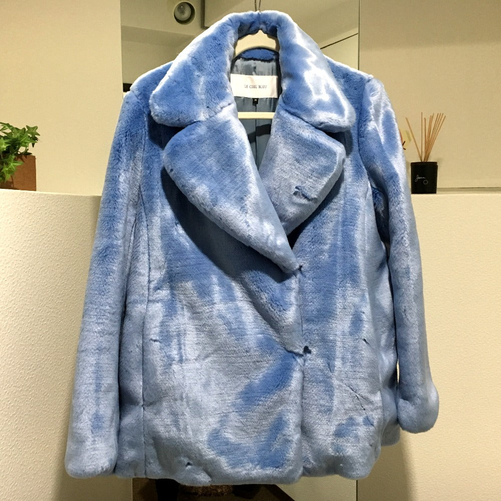 LE CIEL BLEU ファーコート　アウター コート フェイク　ファー アウターその他 レディース - brandshop-reference