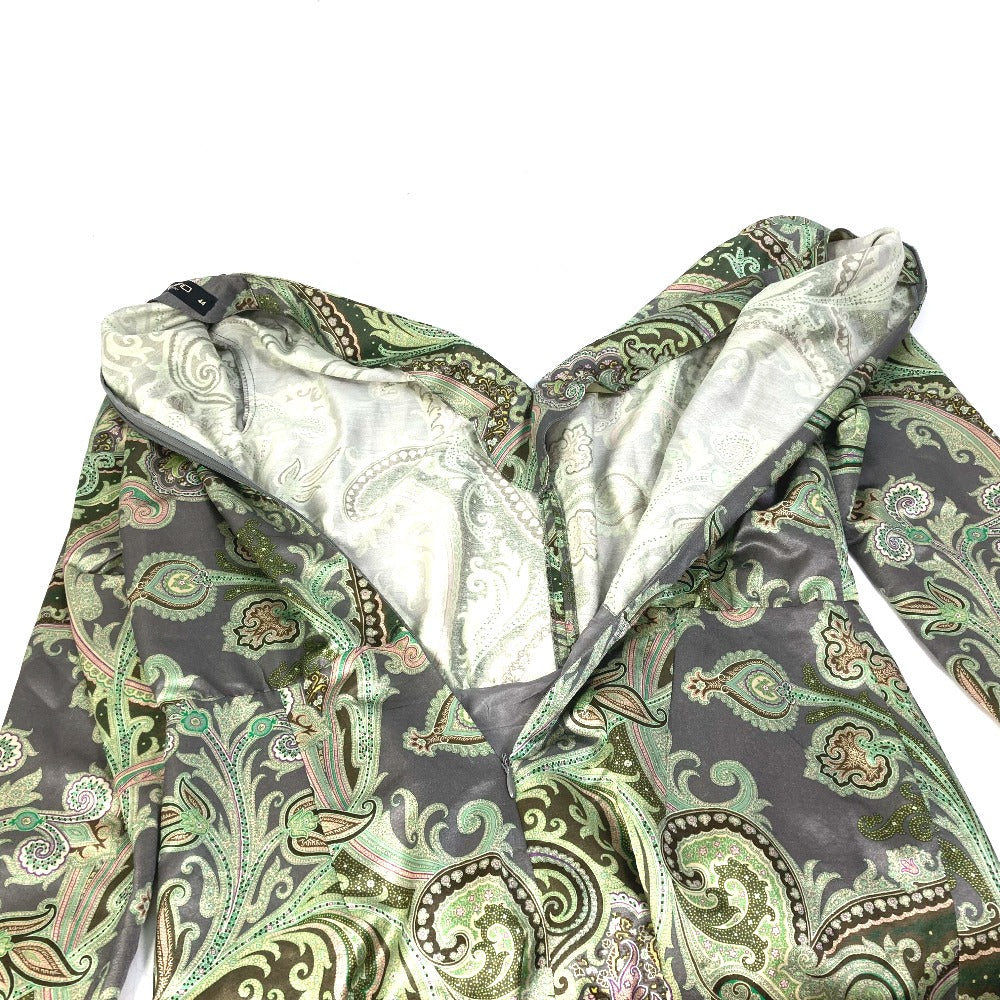 ETRO アパレル ペイズリー柄 袖あり ワンピース ウール レディース - brandshop-reference