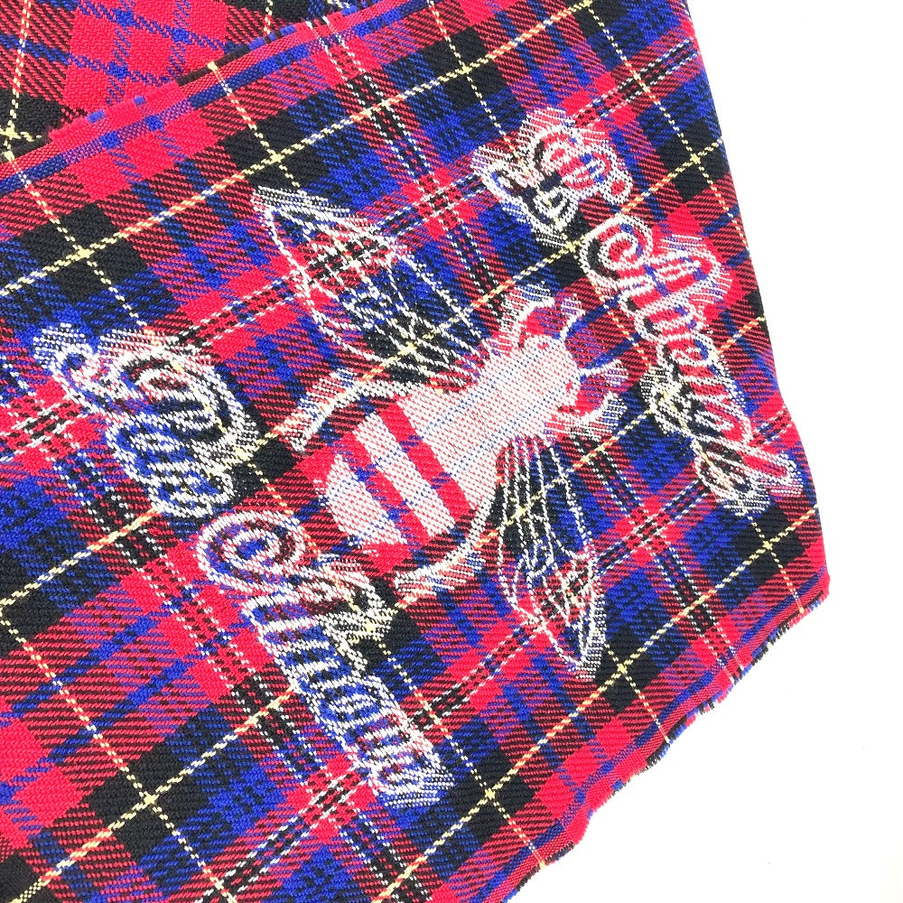 GUCCI チェック BEE 蜂 フリンジ マフラー ウール レディース - brandshop-reference