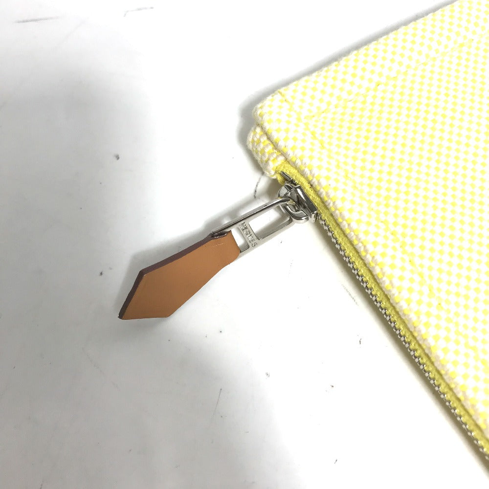 HERMES メイクポーチ 化粧ポーチ Hティサージュ クラッチバッグ ポーチ トワルアッシュ ユニセックス - brandshop-reference