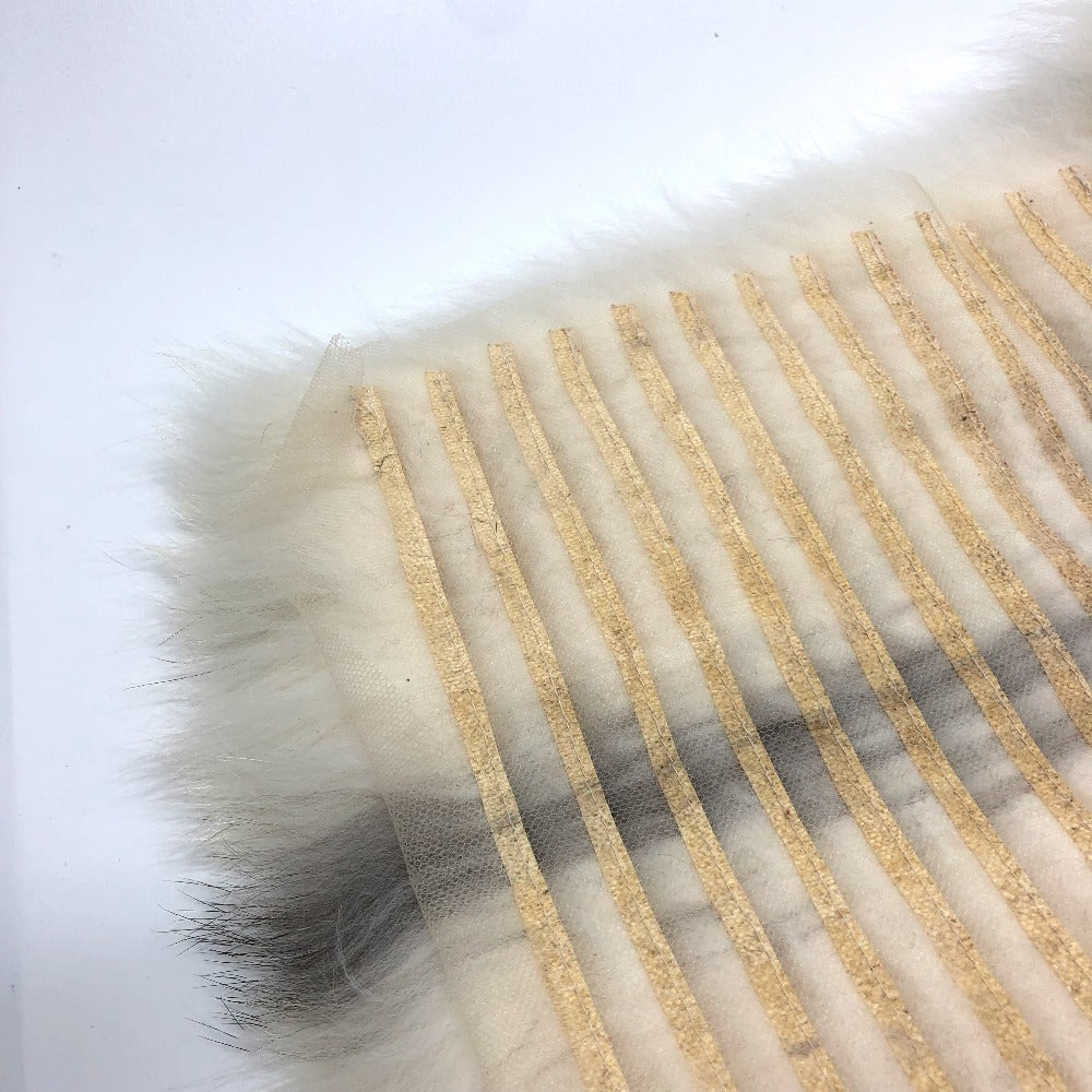 Dior 86FUR250I820 ハート スカーフ ファー マフラー ナイロン レディース - brandshop-reference
