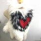Dior 86FUR250I820 ハート スカーフ ファー マフラー ナイロン レディース - brandshop-reference