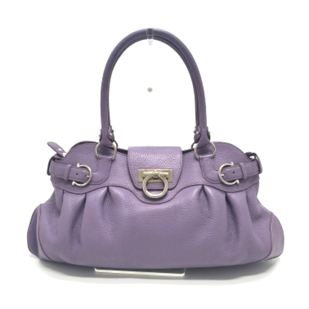 Salvatore Ferragamo AB-215370 ガンチーニ マリッサ 肩掛け ハンドバッグ レザー レディース - brandshop-reference