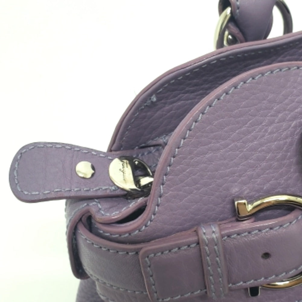 Salvatore Ferragamo AB-215370 ガンチーニ マリッサ 肩掛け ハンドバッグ レザー レディース - brandshop-reference
