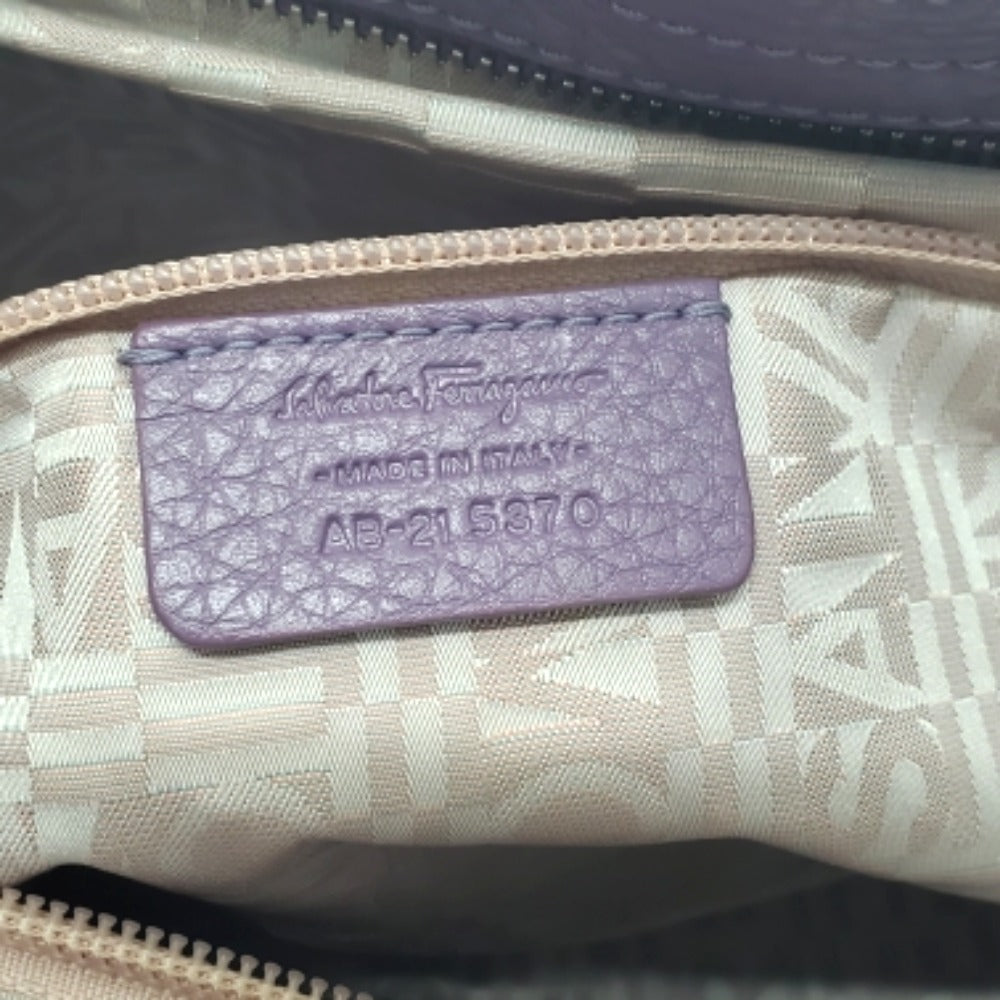 Salvatore Ferragamo AB-215370 ガンチーニ マリッサ 肩掛け ハンドバッグ レザー レディース - brandshop-reference