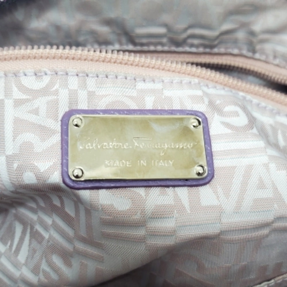 Salvatore Ferragamo AB-215370 ガンチーニ マリッサ 肩掛け ハンドバッグ レザー レディース - brandshop-reference