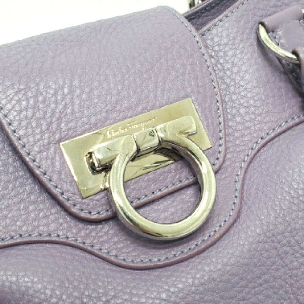 Salvatore Ferragamo AB-215370 ガンチーニ マリッサ 肩掛け ハンドバッグ レザー レディース - brandshop-reference